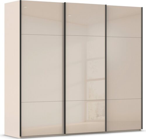 rauch Schwebetürenschrank Kleiderschrank Schrank Garderobe Schlafzimmerschrank CONTIDO (3 verschiedene Ausstattungen BASIC/CLASSIC/PREMIUM) aus hochwertigem Material in 6 Breiten 2 Griff-Farben MADE IN GERMANY