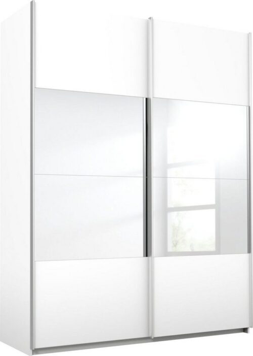 rauch Schwebetürenschrank Quadra mit Spiegelelementen