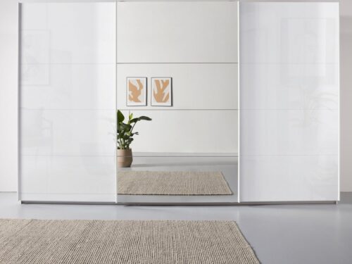 rauch Schwebetürenschrank Kleiderschrank Schrank Garderobe TOPSELLER OTELI inkl. Inneneinteilung (Breiten 203/271/315/360 cm Höhen 210/229 cm) mit 3 Innenschubladen sowie zusätzlichen Einlegeböden MADE IN GERMANY