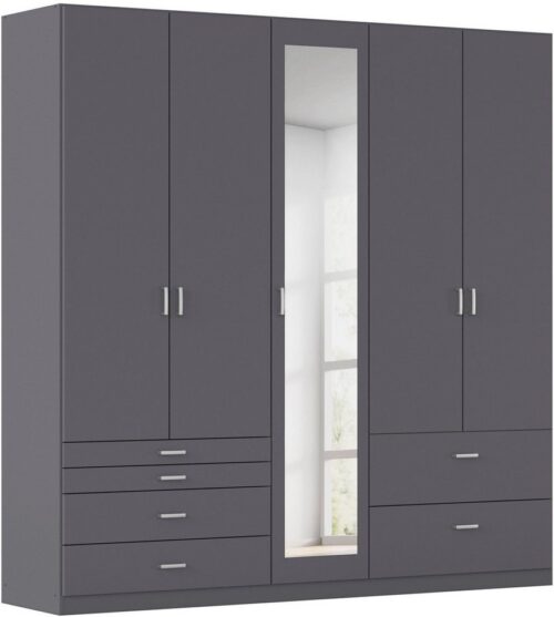 rauch Kleiderschrank Kleiderschrank Schrank Garderobe Wäscheschrank WILDBERG (Breiten 226/271 cm, Höhen 210/229 cm) mit 6 Schubladen, obere Schublade mit Holz-Einteilung MADE IN GERMANY