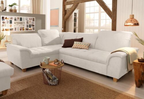 Home affaire Ecksofa Lyla fester Sitzkomfort, bequeme Armlehnen, Breite 275cm, L-Form, wahlweise mit Rückenfunktion und Bettfunktion