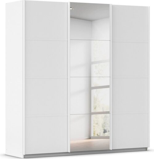 rauch Kleiderschrank Schwebetürenschrank OTTO´s Choice Garderobe Schrank TOP ANGEBOT Avola (3 verschiedene Ausstattungen BASIC/CLASSIC/PREMIUM (inkl. SOFT-CLOSE) mit eleganten Zierleisten in Chrom, Schwarz oder Weiß MADE IN GERMANY