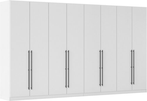 rauch Kleiderschrank Drehtürenschrank Schrank Garderobe Wäscheschrank Schlafzimmer AVOLA (3 verschiedene Ausstattungen BASIC/CLASSIC/PREMIUM (inkl. SOFT-CLOSE) mit hochwertigen Stangengriffen in Schwarz aus Metall MADE IN GERMANY
