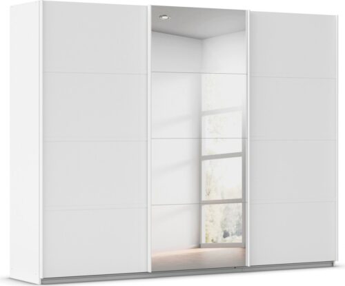 rauch Kleiderschrank Schwebetürenschrank OTTO´s Choice Garderobe Schrank TOP ANGEBOT Avola (3 verschiedene Ausstattungen BASIC/CLASSIC/PREMIUM (inkl. SOFT-CLOSE) mit eleganten Zierleisten in Chrom, Schwarz oder Weiß MADE IN GERMANY