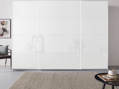 rauch Schwebetürenschrank Kleiderschrank Schrank Garderobe TOPSELLER OTELI inkl. Inneneinteilung (Breiten 203/271/315/360 cm Höhen 210/229 cm) mit 3 Innenschubladen sowie zusätzlichen Einlegeböden MADE IN GERMANY