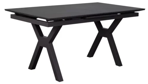 Ausziehtisch Granada 160/210 x 90 cm dark grey Aluminium