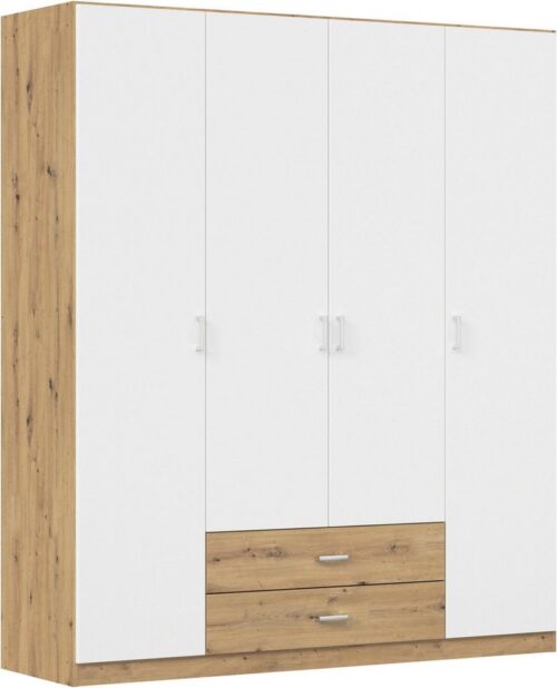 rauch Drehtürenschrank Kleiderschrank Garderobe GAMMA Breiten 91/136/181/226/271/315/360 cm (in 3 Ausstattungen BASIC/CLASSIC/PREMIUM (inkl. SOFT-CLOSE-Funktion) mit Schubladen, verschiedene Griff-Varianten TOPSELLER MADE IN GERMANY