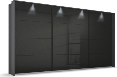 rauch Schwebetürenschrank Kleiderschrank Schrank Garderobe OTELI inkl. 3 Innenschubladen (Breiten 211/278/323/368 cm Höhen 214/233 cm) inkl. Passepartout optional mit Beleuchtung MADE IN GERMANY