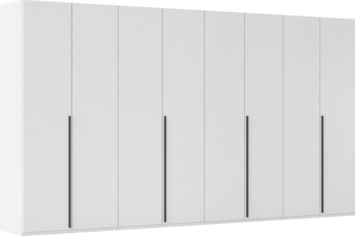 rauch Drehtürenschrank Kleiderschrank Schrank Garderobe Wäscheschrank BESTSELLER MONTCLAR (3 Ausstattungen BASIC/CLASSIC/PREMIUM (SOFT-CLOSE), Breiten 201-400 cm) Front in Glas/Hochglanz/Dekor/Grauspiegel in 5 Breiten MADE IN GERMANY