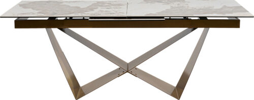 Ausziehtisch Connesso Brass 200(+60)x90cm