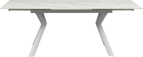 Ausziehtisch Xenia Weiß 140(+30+30)x80cm
