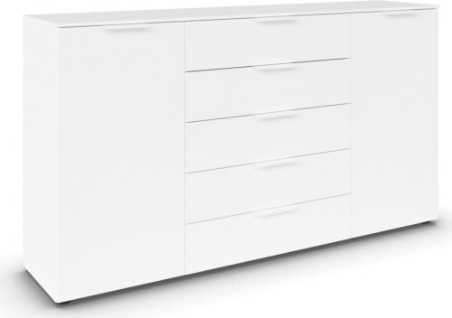 rauch Schubkastenkommode Flipp Schubladenkommode Wäscheschrank Schrank OTTO´s Choice (Breite 160/180 cm mit 4 Einlegeböden), 2-türig mit 5 Schubladen und Soft-Close-Funktion in zwei Breiten