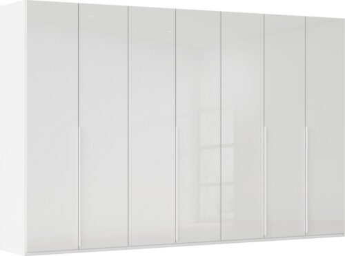 rauch Drehtürenschrank Kleiderschrank Schrank Garderobe Wäscheschrank BESTSELLER MONTCLAR (3 Ausstattungen BASIC/CLASSIC/PREMIUM (SOFT-CLOSE), Breiten 201-400 cm) Front in Glas/Hochglanz/Dekor/Grauspiegel in 5 Breiten MADE IN GERMANY