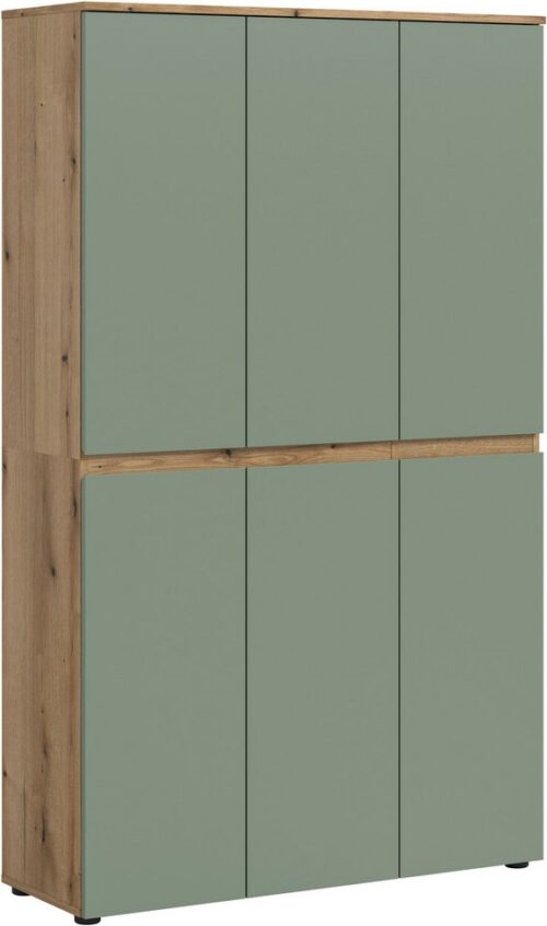 Home affaire Mehrzweckschrank CIPELA (1-St) BxH:105x175 cm, viel Stauraum, variable Einlegeböden, Kleiderstange