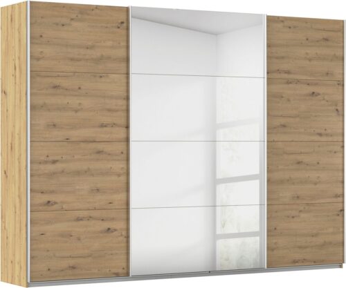 rauch Schwebetürenschrank Kleiderschrank Schrank Garderobe Schlafzimmerschrank CORTONA (erhältlich in Breite: 136/181/203/226/271/315/360 cm, Höhe: 210/229 cm) in 3 Ausstattungen BASIC/CLASSIC/PREMIUM (SOFT-CLOSE) MADE IN GERMANY