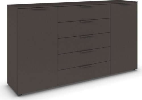 rauch Schubkastenkommode Flipp Schubladenkommode Wäscheschrank Schrank OTTO´s Choice (Breite 160/180 cm mit 4 Einlegeböden), 2-türig mit 5 Schubladen und Soft-Close-Funktion in zwei Breiten