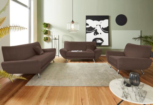 Home affaire Polstergarnitur Saltare elegant & komfortabel, OTTOs Choice, 3-2-1, bequem, Designfuß, (3-tlg)