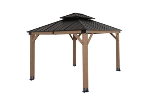 HTI-Living Pavillon Pavillon 308 x 308 cm Jorin, (Stück, 1 Pavillon), Terrassenüberdachung