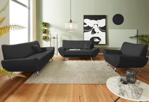 Home affaire Polstergarnitur Saltare elegant & komfortabel, OTTOs Choice, 3-2-1, bequem, Designfuß, (3-tlg)