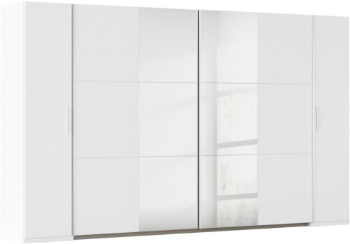 rauch Schwebetürenschrank Kleiderschrank Drehtürenschrank Schrank Garderobe KRONACH TOPSELLER (in 3 Ausstattungen BASIC/CLASSIC/PREMIUM, Breiten 225/268/311/354 cm) Kombischrank optional mit 1 oder 2 Spiegel viele Böden MADE IN GERMANY