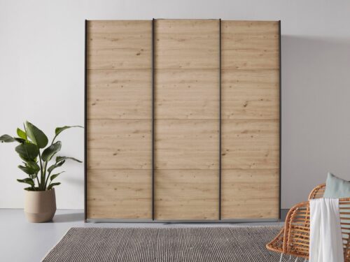 rauch Schwebetürenschrank Kleiderschrank Schrank Garderobe TOPSELLER OTELI inkl. Inneneinteilung (Breiten 203/271/315/360 cm Höhen 210/229 cm) mit 3 Innenschubladen sowie zusätzlichen Einlegeböden MADE IN GERMANY