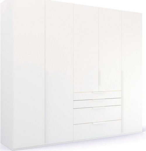 rauch Drehtürenschrank Kleiderschrank Schrank Garderobe Wäscheschrank PURISMA (in den Breiten 151/201/251/301 cm, inkl. SOFT-CLOSE-FUNKTION) mit Schubladen und umfangreichem Zubehör MADE IN GERMANY