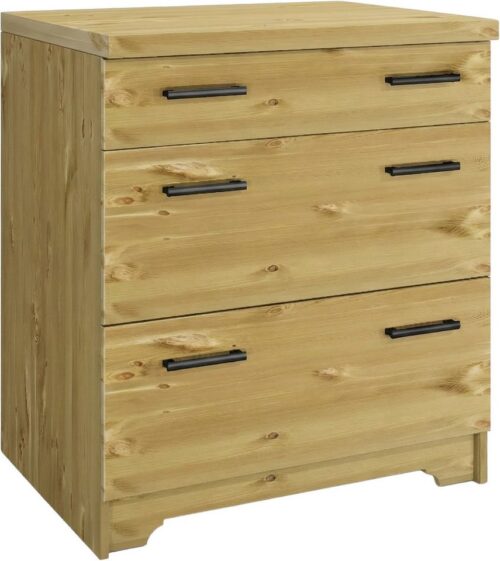 Home affaire Unterschrank Meliss aus massiver Kiefer, Breite 80 cm, Soft-Close-Funktion