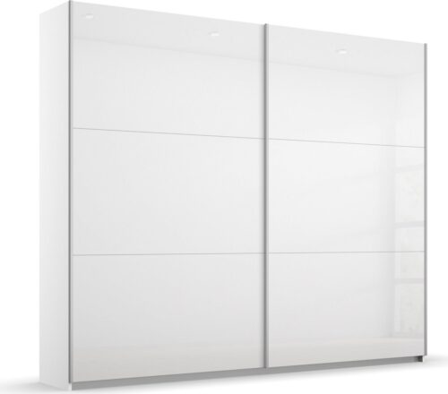rauch Schwebetürenschrank AURELIO Kleiderschrank Garderobe TOPSELLER (3 Ausstattungen BASIC/CLASSIC/PREMIUM (inkl. SOFT-CLOSE-FUNKTION) 3 verschiedene Ausstattungsvarianten Griffe aus Metall MADE IN GERMANY