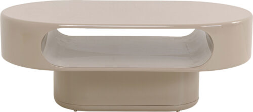 Couchtisch Glossy Taupe 60x100cm