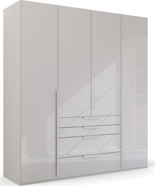 rauch Drehtürenschrank Kleiderschrank Schrank Garderobe Wäscheschrank PURISMA Glasfront (in den Breiten 151/201/251/301 cm, inkl. SOFT-CLOSE-FUNKTION) mit Schubladen und umfangreichem Zubehör MADE IN GERMANY
