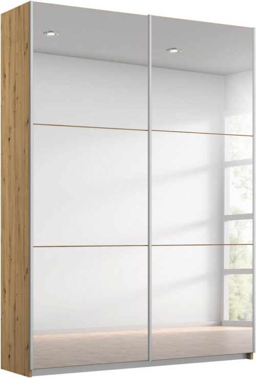 rauch Schwebetürenschrank Kleiderschrank Schrank Garderobe REFLECT inkl. praktischer Innenausstattung mit viel Stauraum MADE IN GERMANY