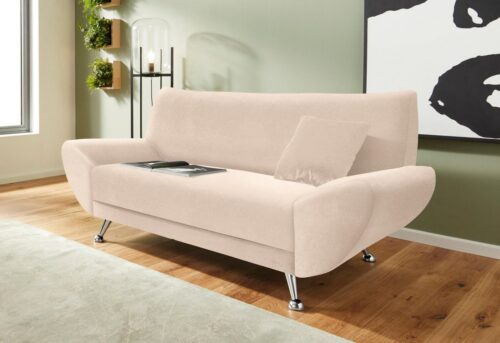 Home affaire 2-Sitzer Saltare, elegant & komfortabel, toller Designfuß, Breite 174cm, bequem, bequeme Armlehnen