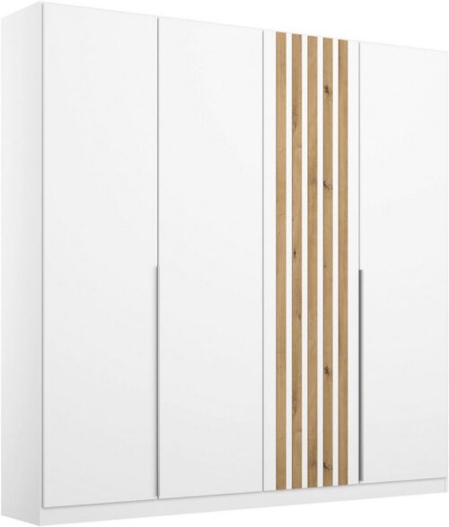 rauch Drehtürenschrank Kleiderschrank Schrank Garderobe Breiten 181/226/271 cm LAMELLA (3 verschiedene Ausstattungen BASIC/CLASSIC/PREMIUM (inkl. SOFT-CLOSE) elegante Lamellen-Auflage in 3D Akustikpaneel Optik MADE IN GERMANY