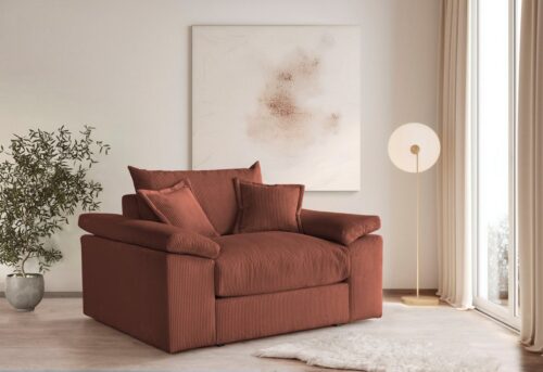 Home affaire XXL-Sessel Soft&Cosy, B: 151 cm - OTTO. Verlässliche Qualität., Mega-Sessel, Cord oder Chenille-Struktur, mit 2 Zierkissen