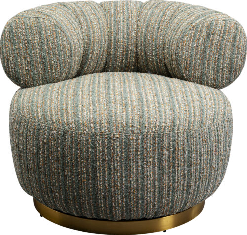 Drehsessel Couture Stripes Blau
