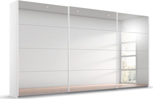 rauch Schwebetürenschrank Kleiderschrank Schrank Garderobe Wäscheschrank Ankleide ORACLE (Breiten 203/271/315/360 cm Höhen 210/229 cm) mit vollflächig aufgelegten Spiegelelementen MADE IN GERMANY