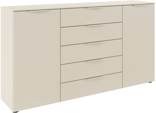 rauch Schubkastenkommode Flipp Schubladenkommode Wäscheschrank Schrank OTTO´s Choice (Breite 160/180 cm mit 4 Einlegeböden), 2-türig mit 5 Schubladen und Soft-Close-Funktion in zwei Breiten
