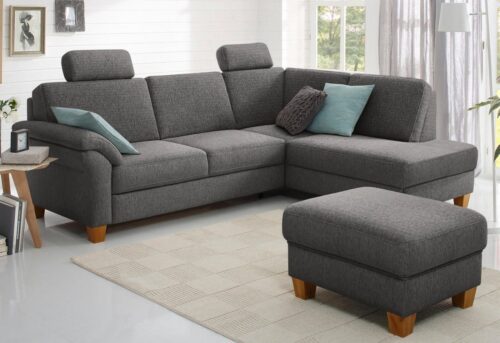 Home affaire Ecksofa Borkum L-Form, B: 249 cm - OTTO. Verlässliche Qualität., optional Bettfunktion, Federkern