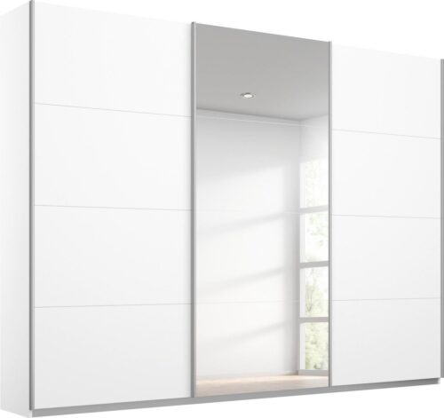 rauch Schwebetürenschrank Kleiderschrank Schrank Garderobe Wäscheschrank TOMA inkl. Regaleinsatz sowie zusätzlichen Einlegeböden MADE IN GERMANY