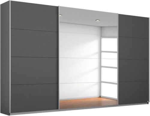 rauch Schwebetürenschrank Kleiderschrank Schrank Garderobe Schlafzimmerschrank CORTONA (erhältlich in Breite: 136/181/203/226/271/315/360 cm, Höhe: 210/229 cm) in 3 Ausstattungen BASIC/CLASSIC/PREMIUM (SOFT-CLOSE) MADE IN GERMANY