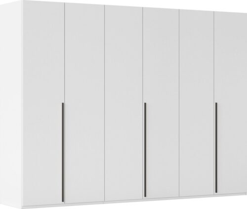 rauch Drehtürenschrank Kleiderschrank Schrank Garderobe Wäscheschrank BESTSELLER MONTCLAR (3 Ausstattungen BASIC/CLASSIC/PREMIUM (SOFT-CLOSE), Breiten 201-400 cm) Front in Glas/Hochglanz/Dekor/Grauspiegel in 5 Breiten MADE IN GERMANY
