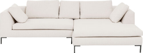 Ecksofa Gianni Creme Rechts