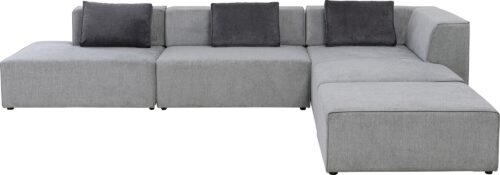 Ecksofa Infinity Atlanta Grau Rechts