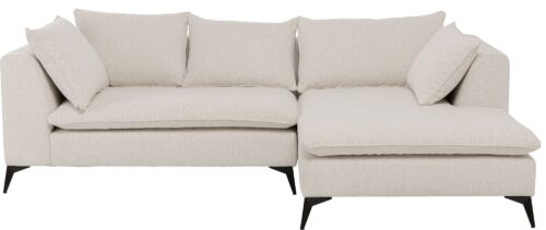 Ecksofa Jimmy Creme Rechts