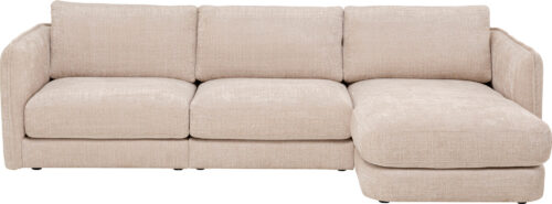 Ecksofa Karma Creme Rechts