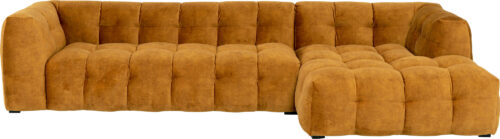 Ecksofa Salamanca Goldbraun Rechts