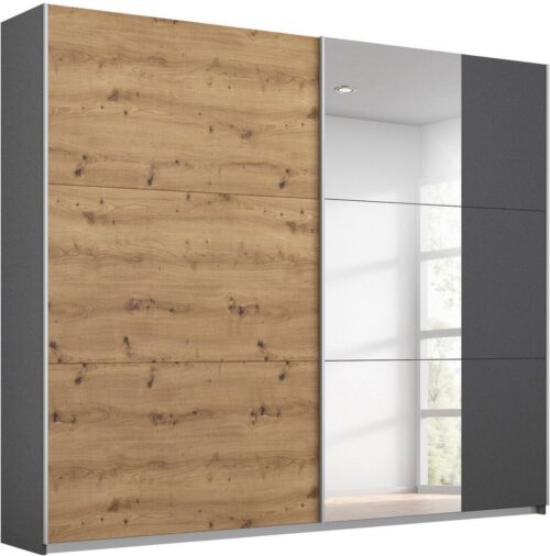 rauch Schwebetürenschrank Kleiderschrank Schrank Garderobe TOPSELLER AURELIO (3 Ausstattungen BASIC/CLASSIC/PREMIUM (inkl. SOFT-CLOSE-FUNKTION) zeitloses Design, viele Farben, Breiten 175/218/261 cm MADE IN GERMANY