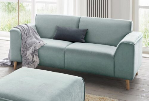 Home affaire 2-Sitzer Janek Scandic Design, elegant und zeitlos, mit Federkern und Keder in scandinavischem Design