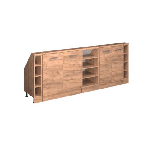 Vicco Kommode Rion, Goldkraft Eiche/Goldkraft Eiche, 5er Set (5 St)