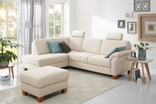 Home affaire Ecksofa Borkum L-Form, B: 249 cm - OTTO. Verlässliche Qualität., optional Bettfunktion, Federkern